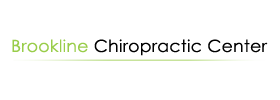 The name ‘Brookline Chiropractic Center’ displayed in stylized green and black text